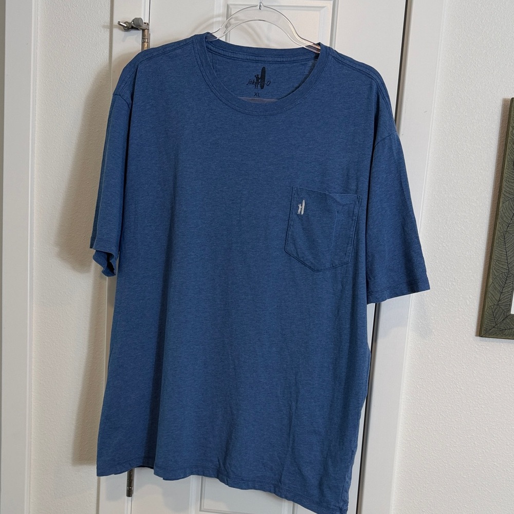 johnnie-O Classic Blue Short Sleeve Tee